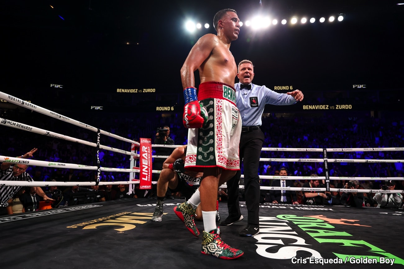 Image: David Benavidez Stops Gilberto Ramirez to Win WBA, WBO Titles