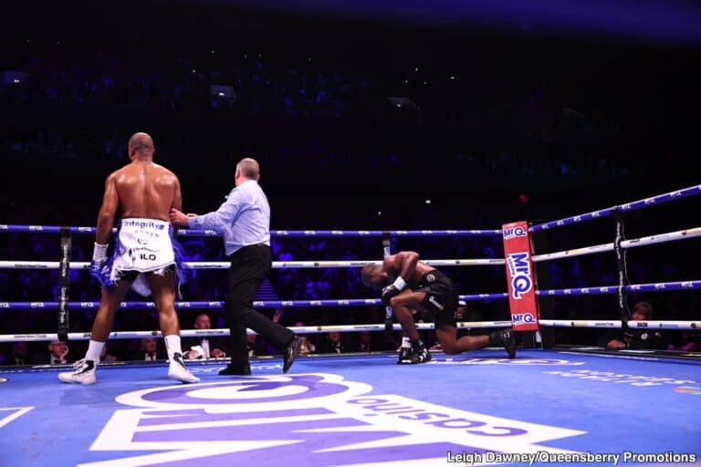 Image: Daniel Dubois Knockdowns Hand Fabio Wardley a Dangerous Illusion