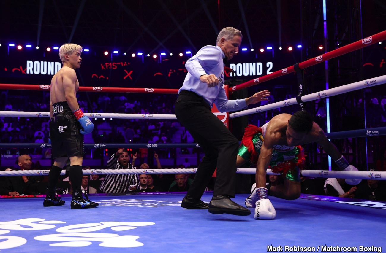 Reito Tsutsumi Stops Alvino Herrera Meza in Two Rounds