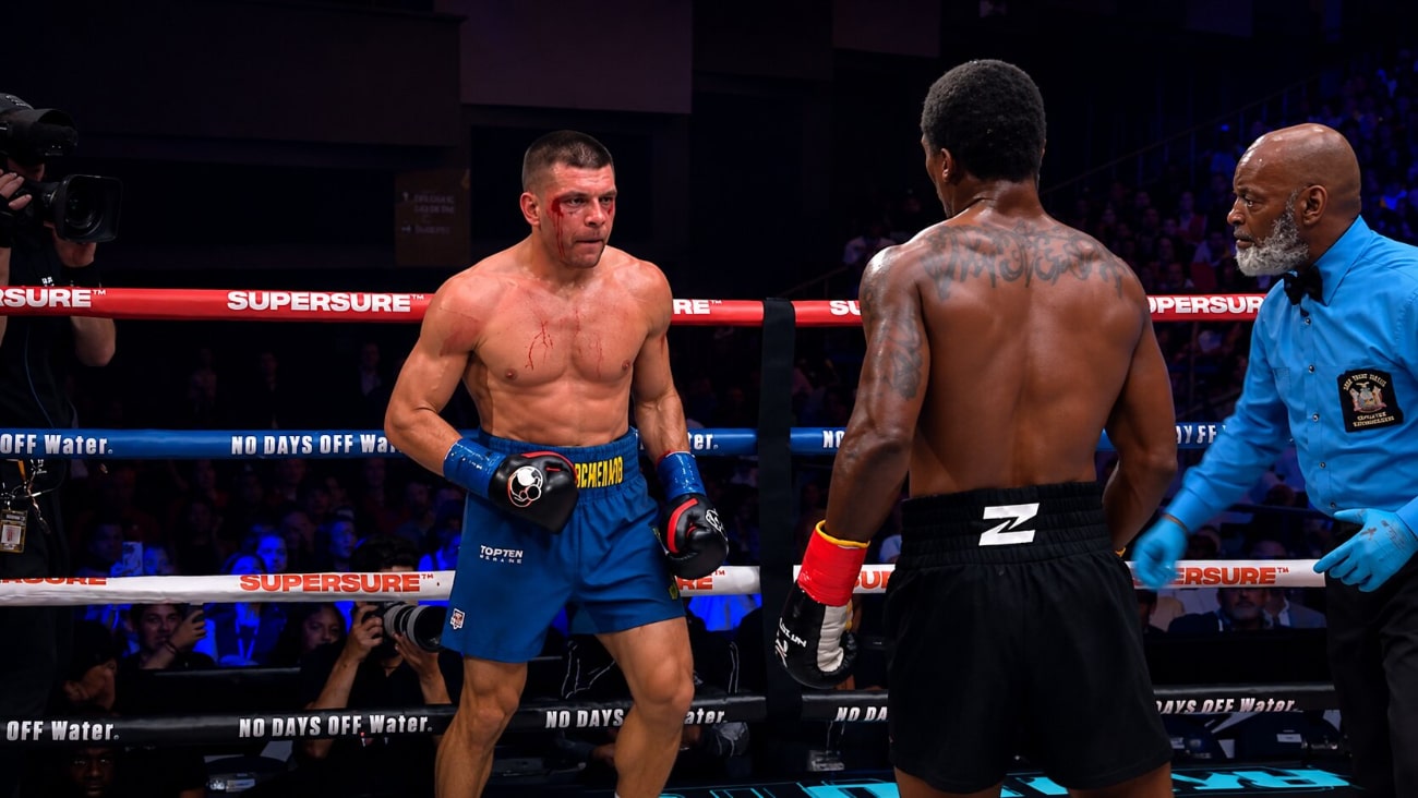 Jalil Hackett Outboxes Sergiy Derevyanchenko, Survives Late Scare