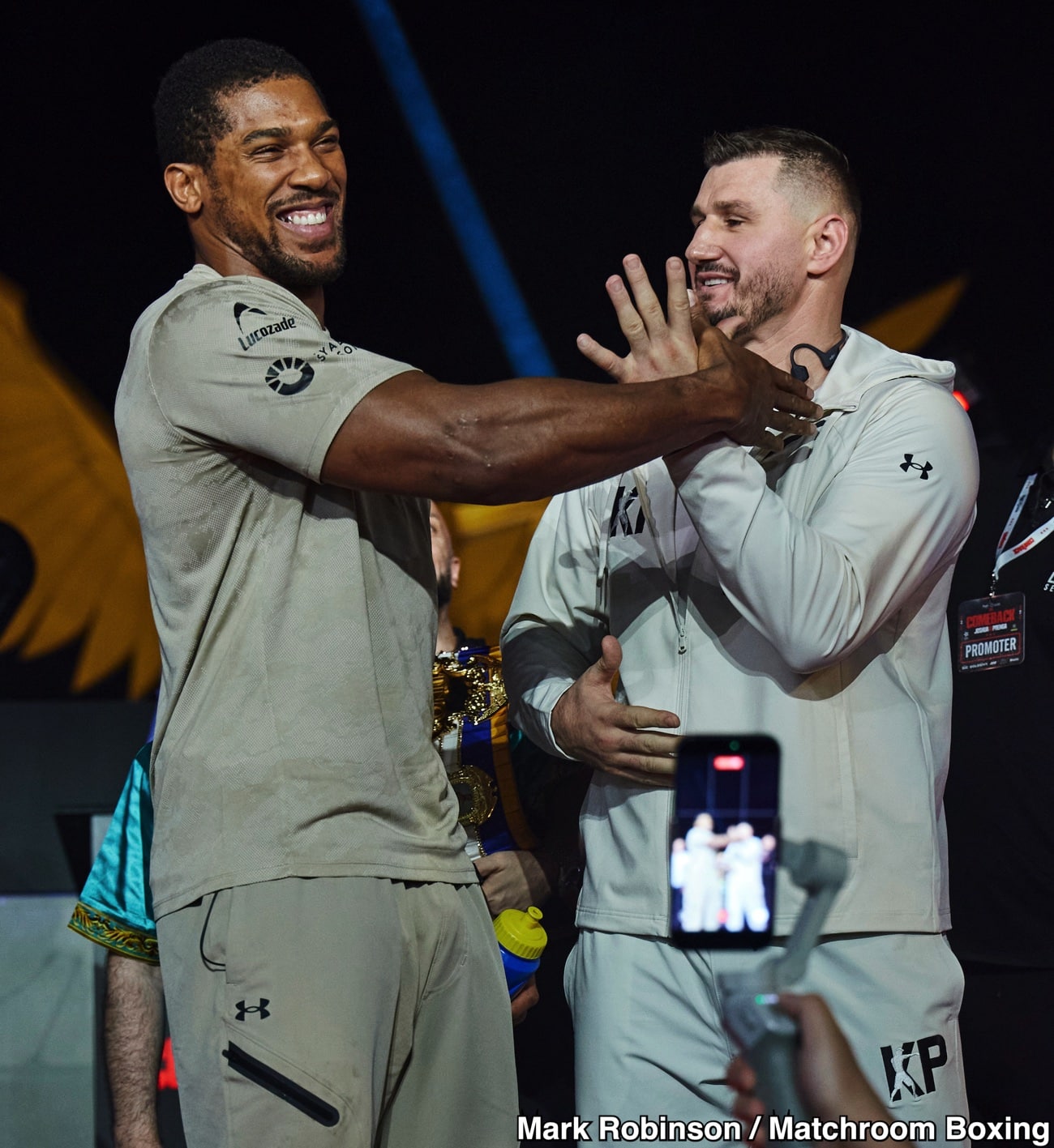 Photo: Rick Reeno Says Anthony Joshua Is Facing The Unknown Heavyweight Grandfather In Kristian Prenga