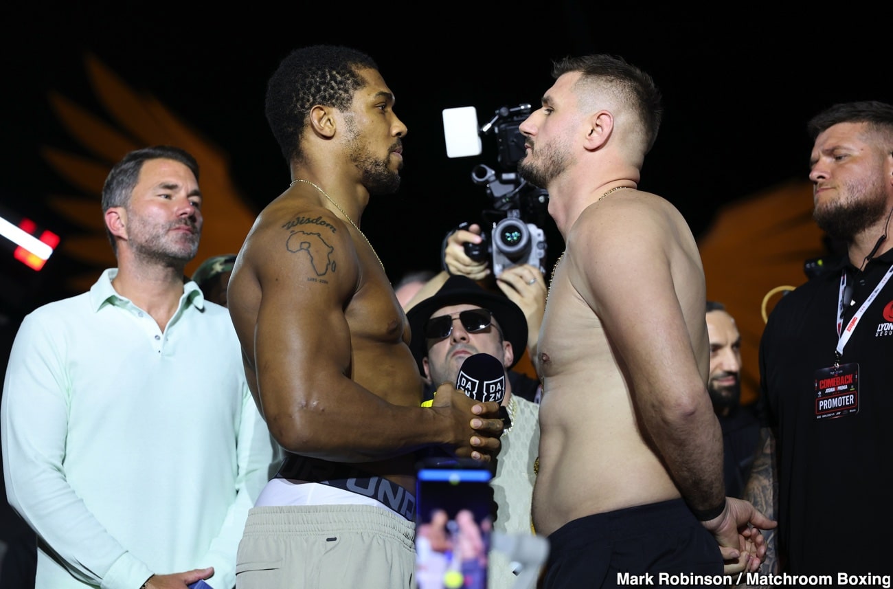 Anthony Joshua vs. Kristian Prenga Live Results and Fight Updates