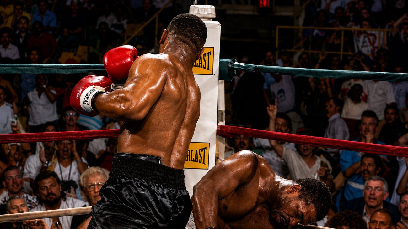 Mike Tyson Destroys Marvis Frazier In Fastest Career Knockout