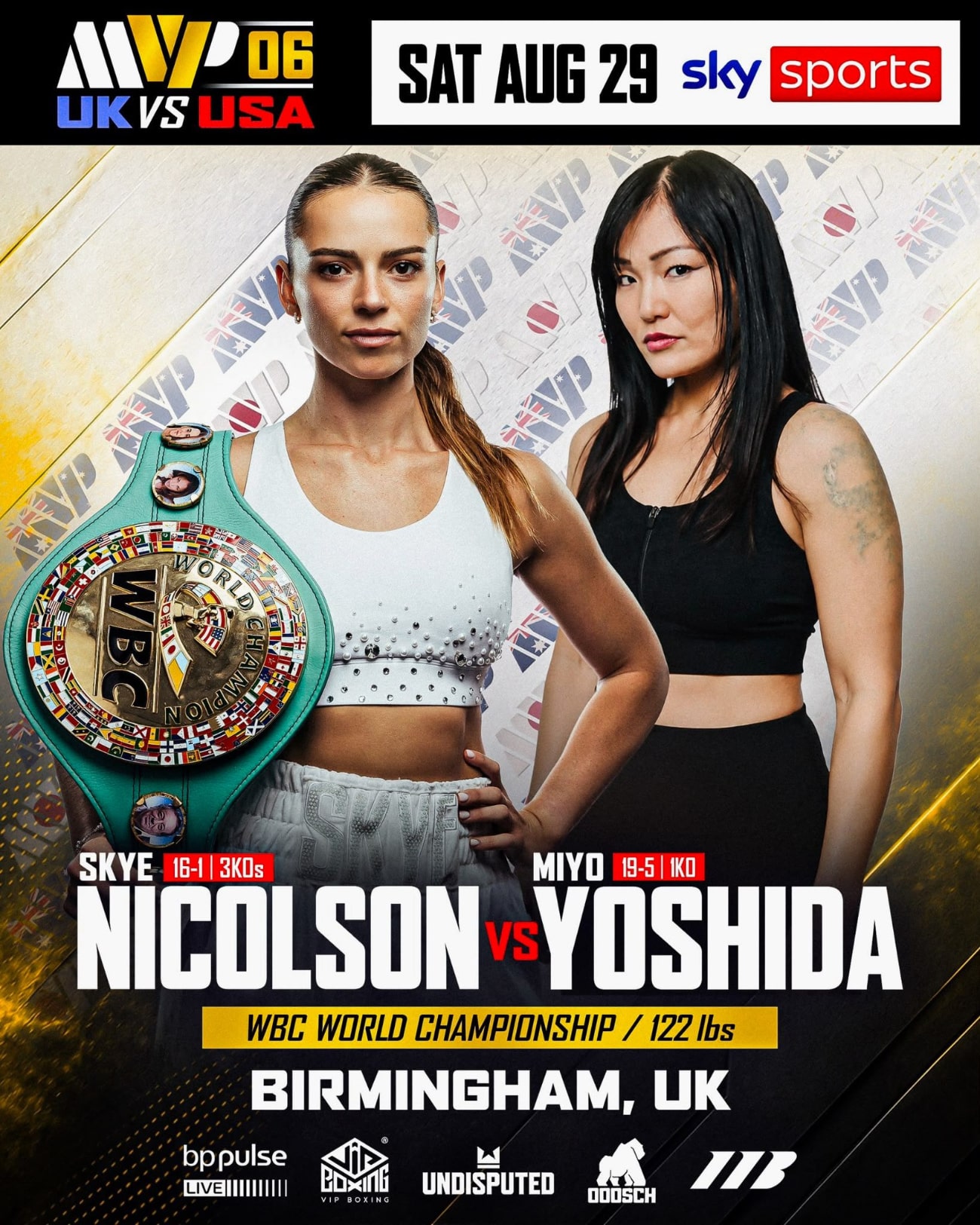 Skye Nicolson First Fighter in MVP-Matchroom Alliance