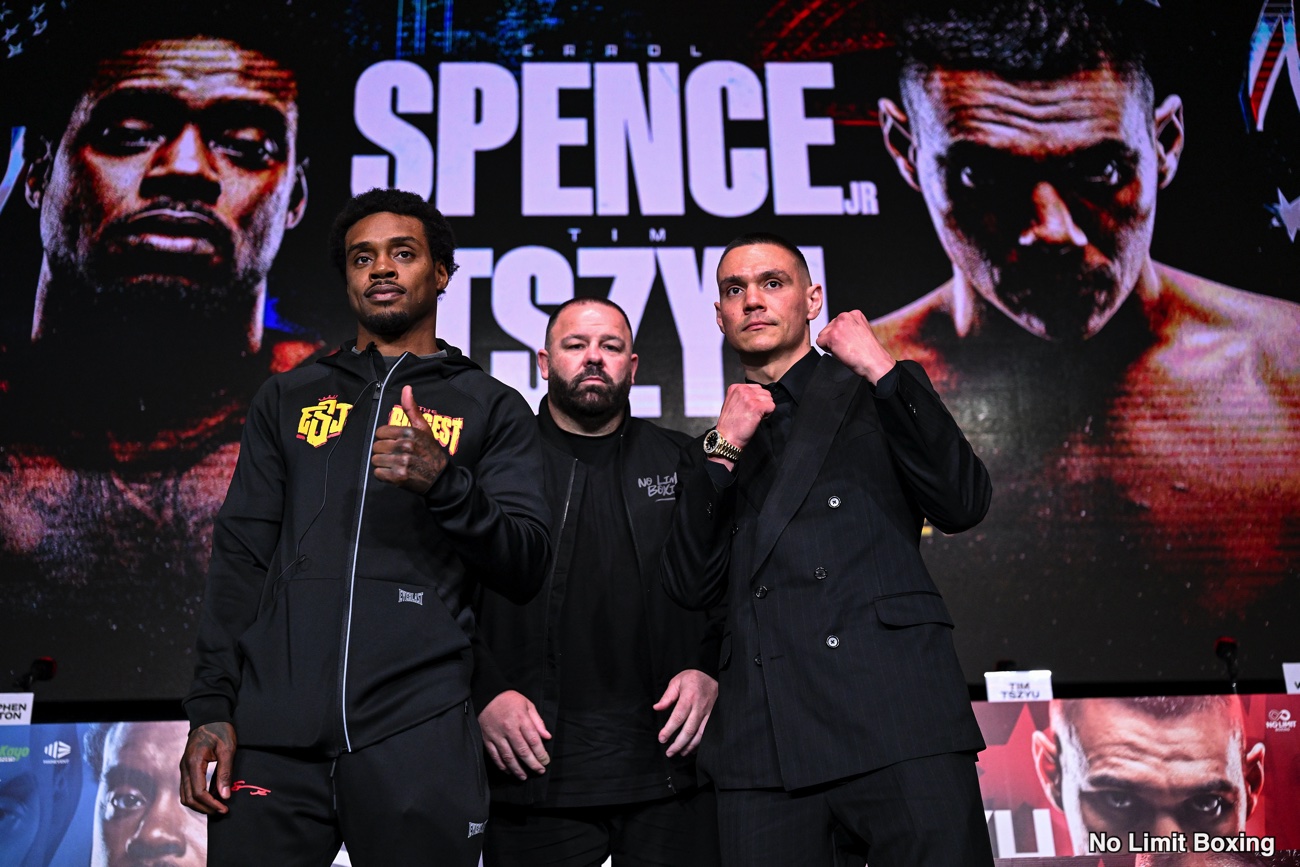 Errol Spence Jr. Predicts Quick Finish As Tim Tszyu Targets Career-Defining Victory Errol Spence Jr. Predicts Quick Finish As Tim Tszyu Targets Career-Defining Victory