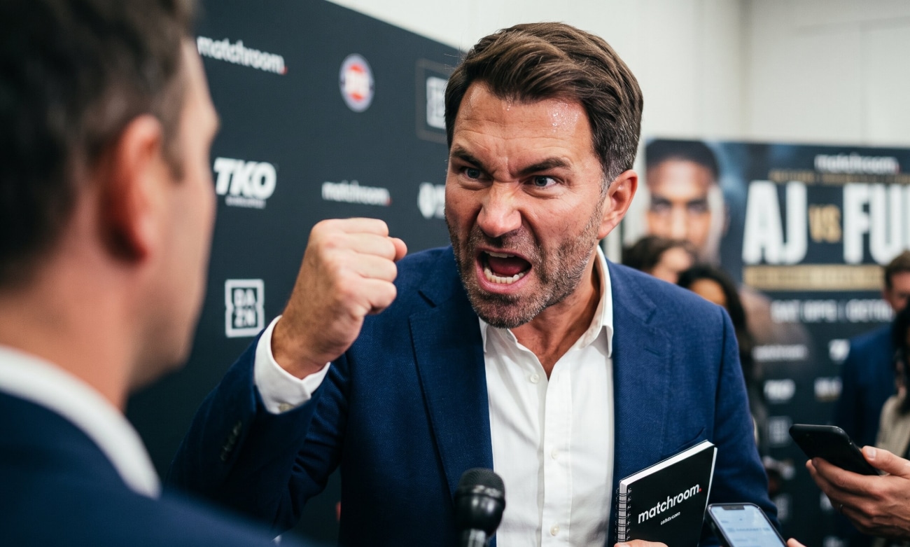 Eddie Hearn Bars Rival TKO From Anthony Joshua vs. Tyson Fury Promotion
