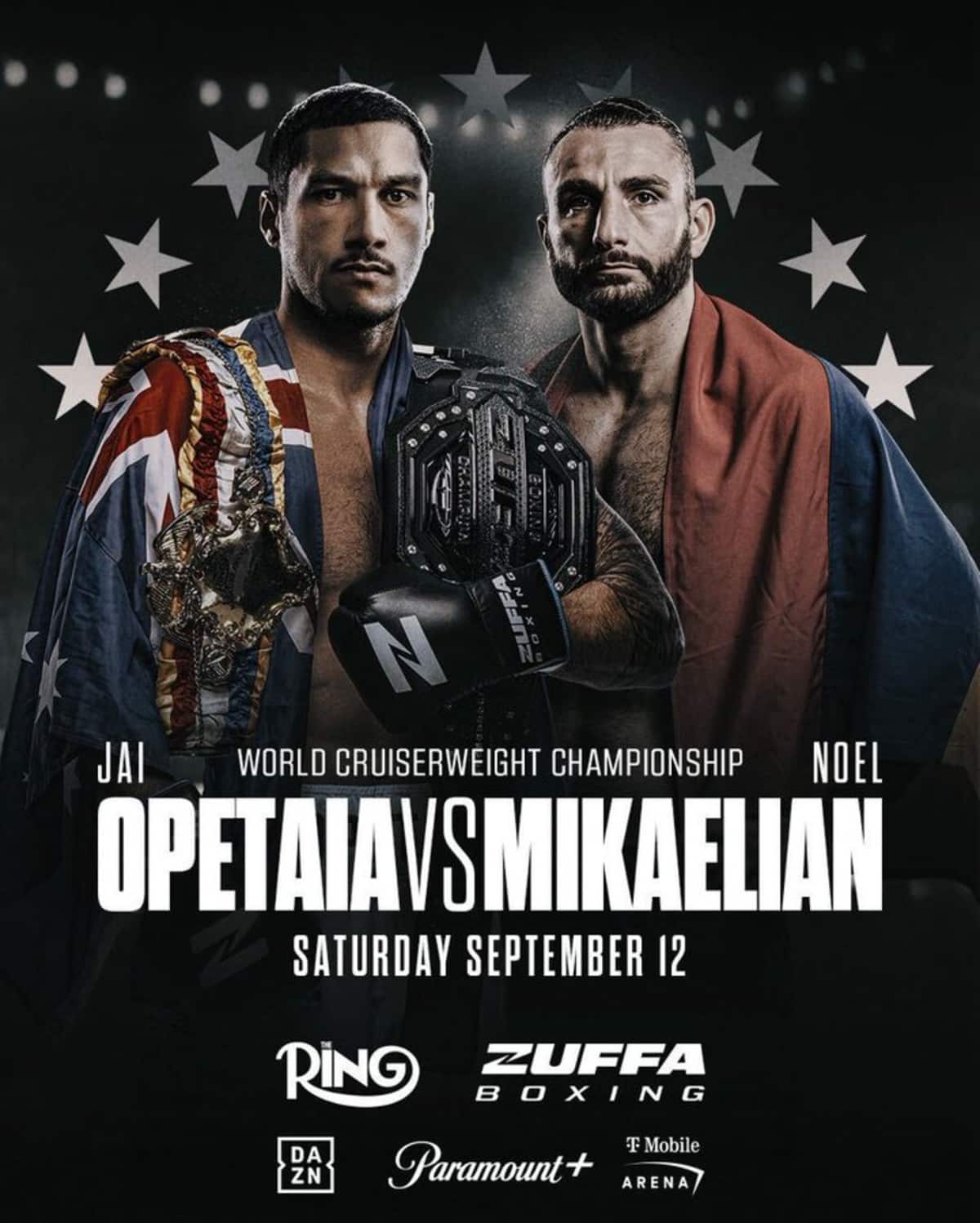 Jai Opetaia Lands Noel Mikaelian Fight As WBC Faces Rules Test
