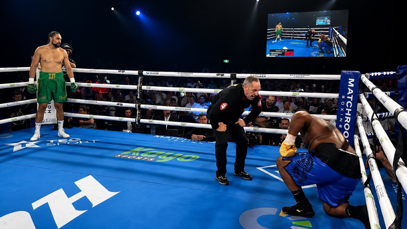 Image: Teremoana Teremoana Crushes DeAndre Savage in Two