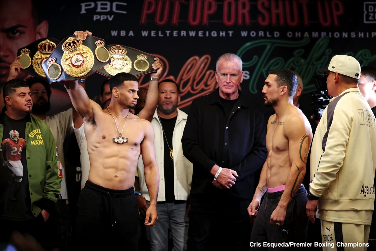 Image: WBA Welterweight Title Clash Rolly Romero vs Teofimo Lopez