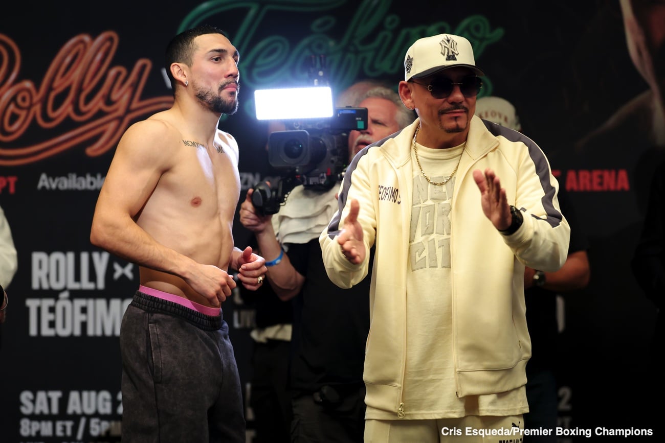 Image: WBA Welterweight Title Clash Rolly Romero vs Teofimo Lopez