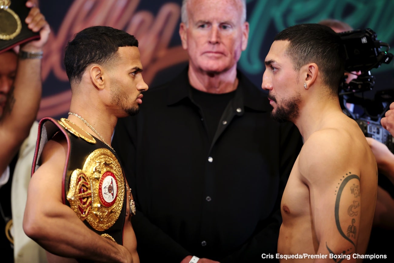 Image: WBA Welterweight Title Clash Rolly Romero vs Teofimo Lopez