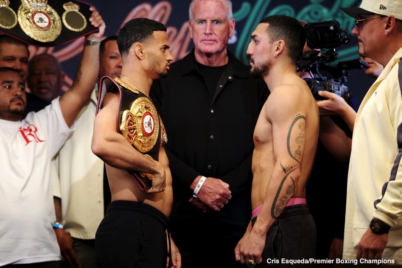 Image: WBA Welterweight Title Clash Rolly Romero vs Teofimo Lopez