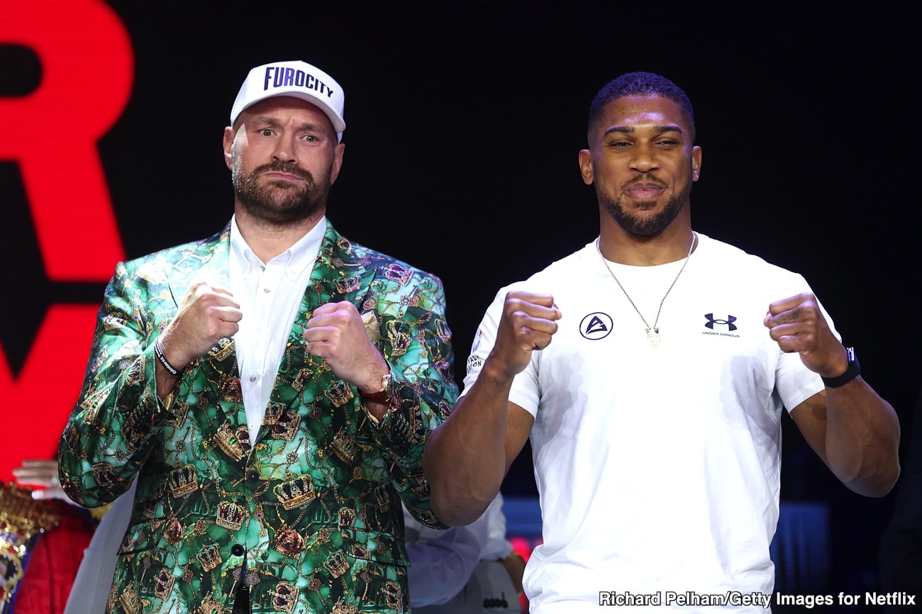 Tyson Fury vs Anthony Joshua Sells Out in One Hour