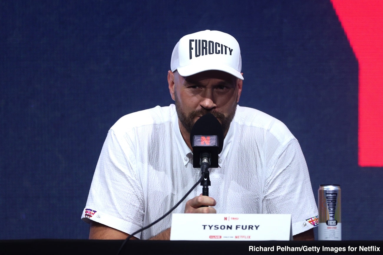 Tyson Fury Calls Anthony Joshua A Usyk Warm-Up