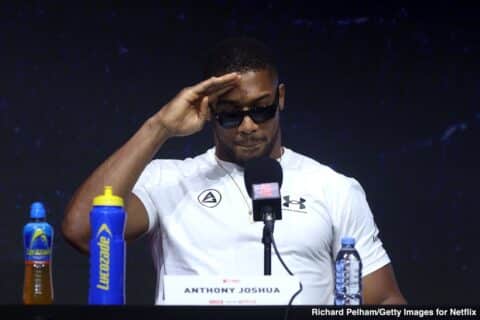 Image: Anthony Joshua Willing To Scrap Fury Fight Over Hearn Loyalty