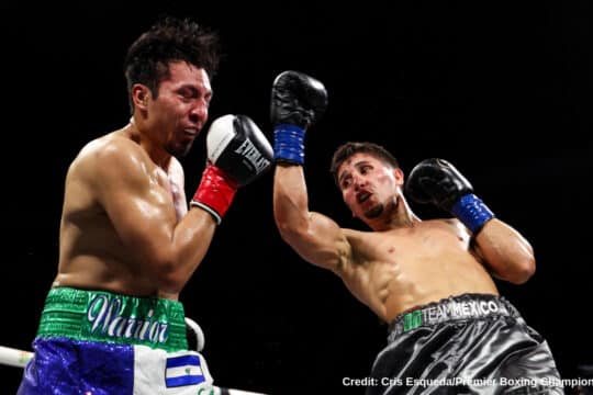 Image: Marco Verde Batters Guillermo Hernandez in Fifth Round Stoppage