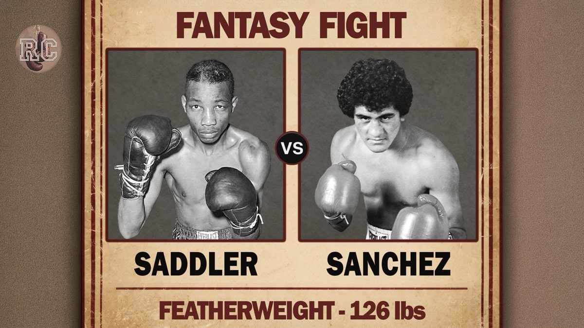 VIDEO: Sandy Saddler vs. Salvador Sanchez | FANTASY FIGHT