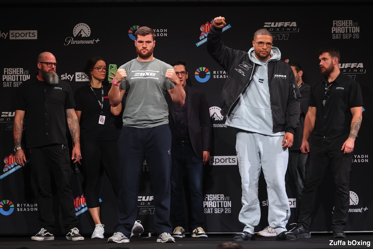 Image: Johnny Fisher Weighs 243 Pounds for Michael Pirotton Fight at Zuffa Boxing 11