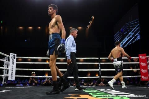 Image: Sebastian Fundora Stops Ermal Hadribeaj With One Second Left
