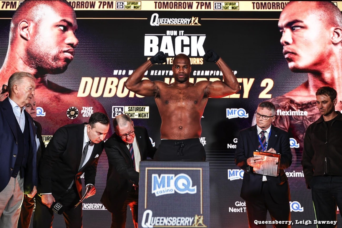 Image: Daniel Dubois vs. Fabio Wardley Rematch Live Results and Fight Updates