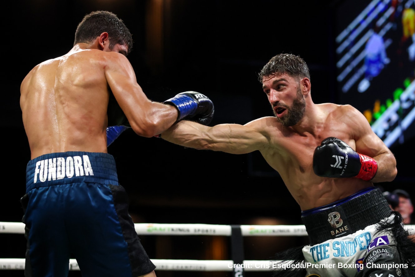 The Towering Inferno Fundora Stops Hadribeaj in Final Round