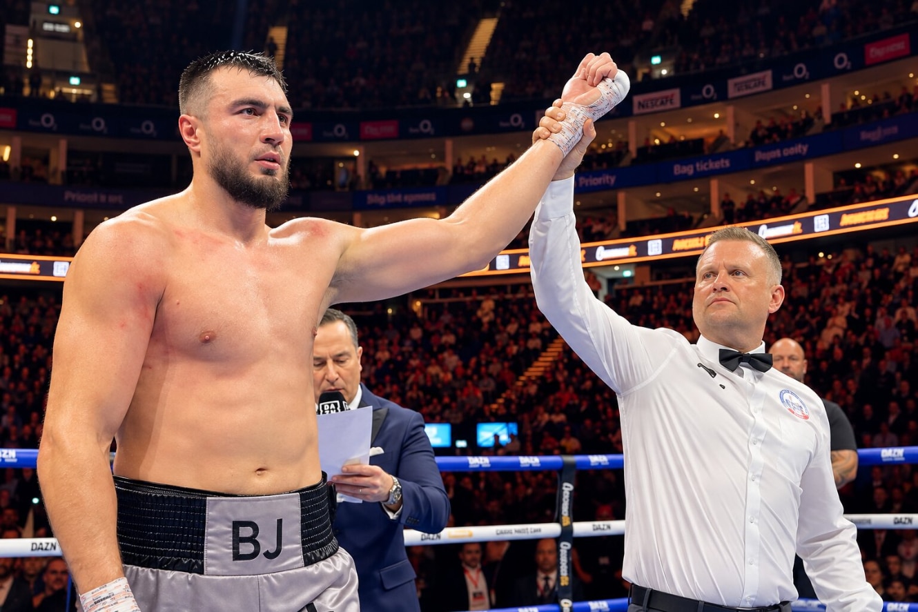 Bakhodir Jalolov Drops Solomon Dacres In Wide Win