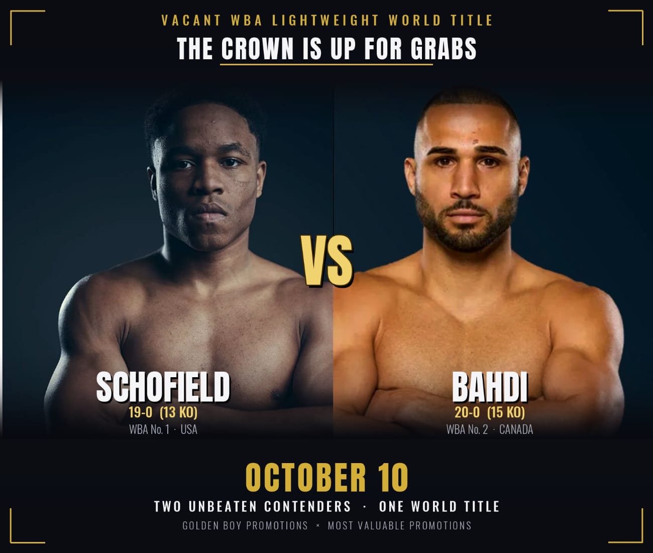 WBA World Title Bout Schofield vs Bahdi