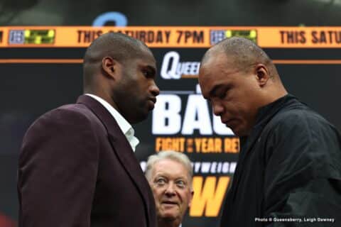 Image: Frank Warren Rates Dubois Wardley Rematch Even