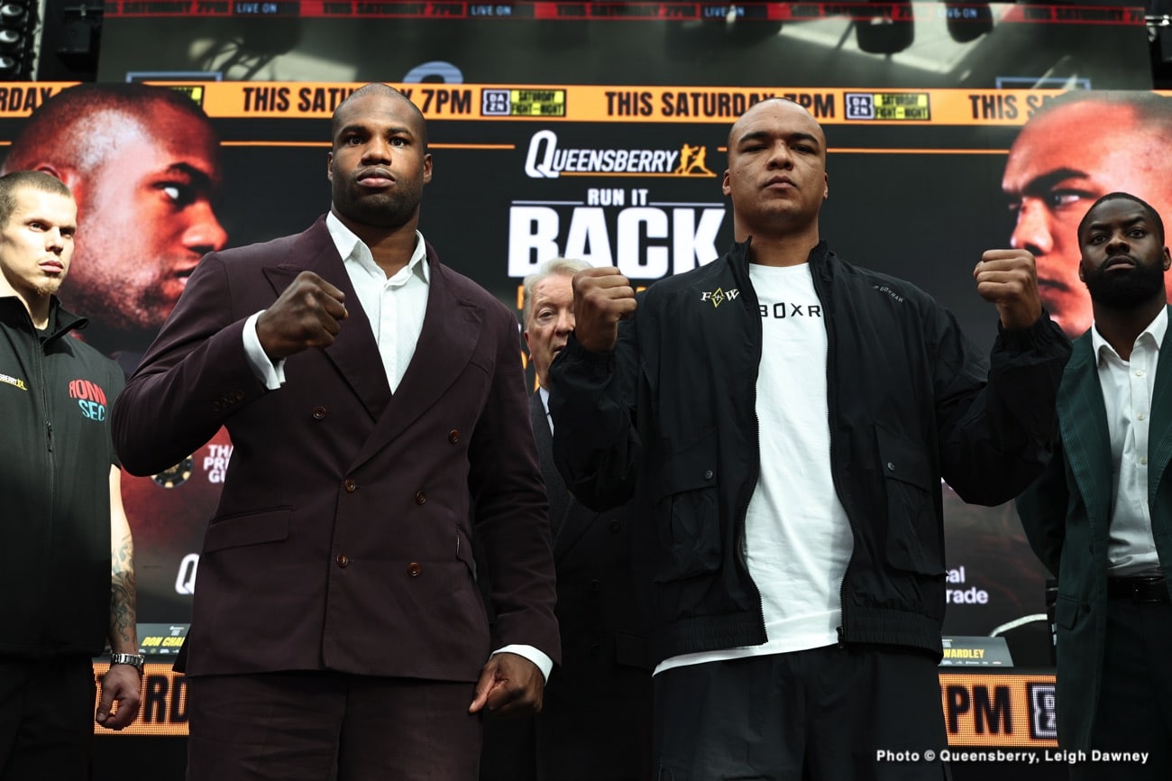 Frank Warren Rates Dubois Wardley Rematch Even