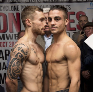 Cyclone Promotions present Carl Frampton Weigh in at The Europa Hotel, Belfast before his IBF Super Bantamweight World Title Eliminator fight against Jeremy Parodi at The Odyssey Arena.